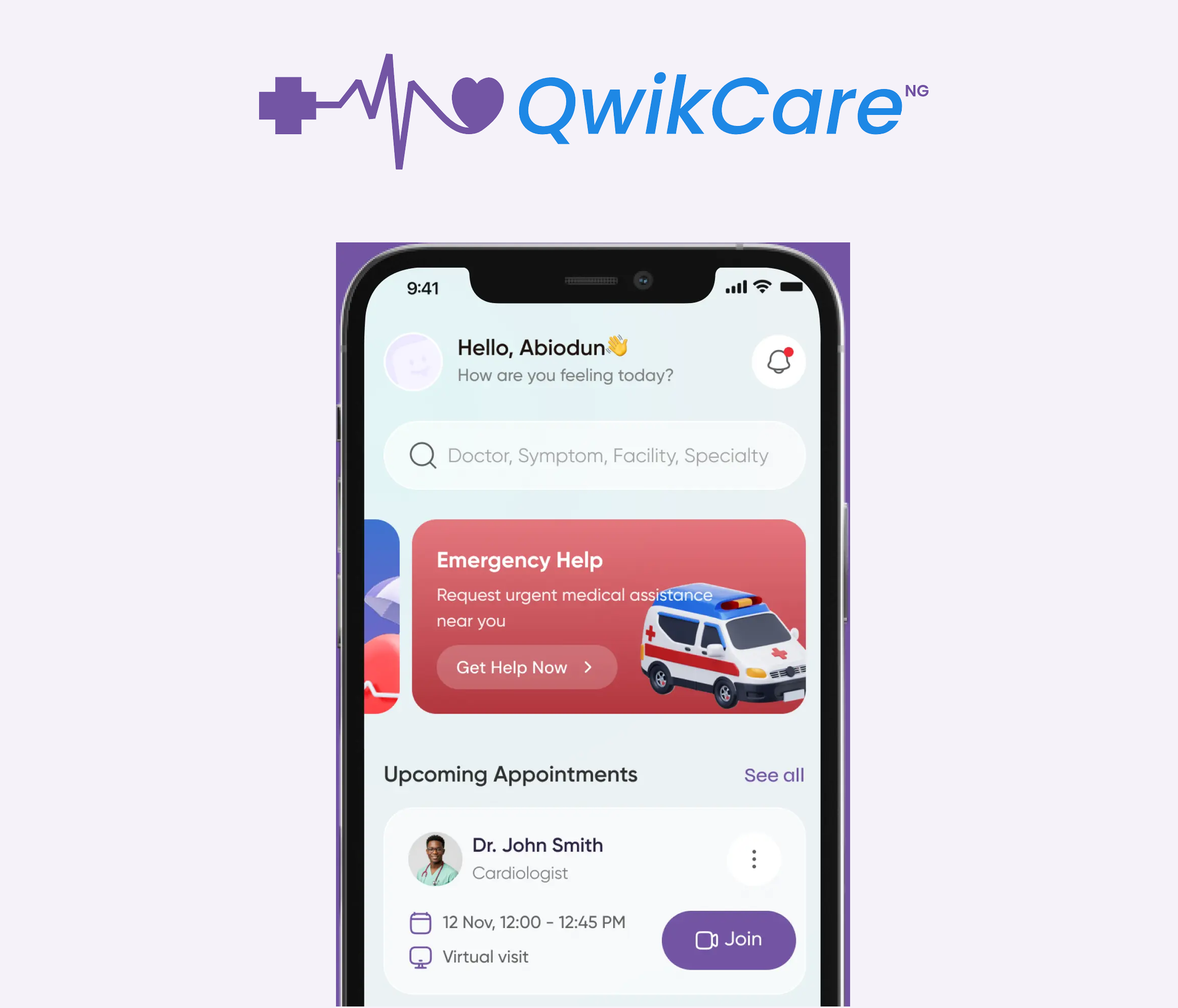 QwikCare healthcare platform