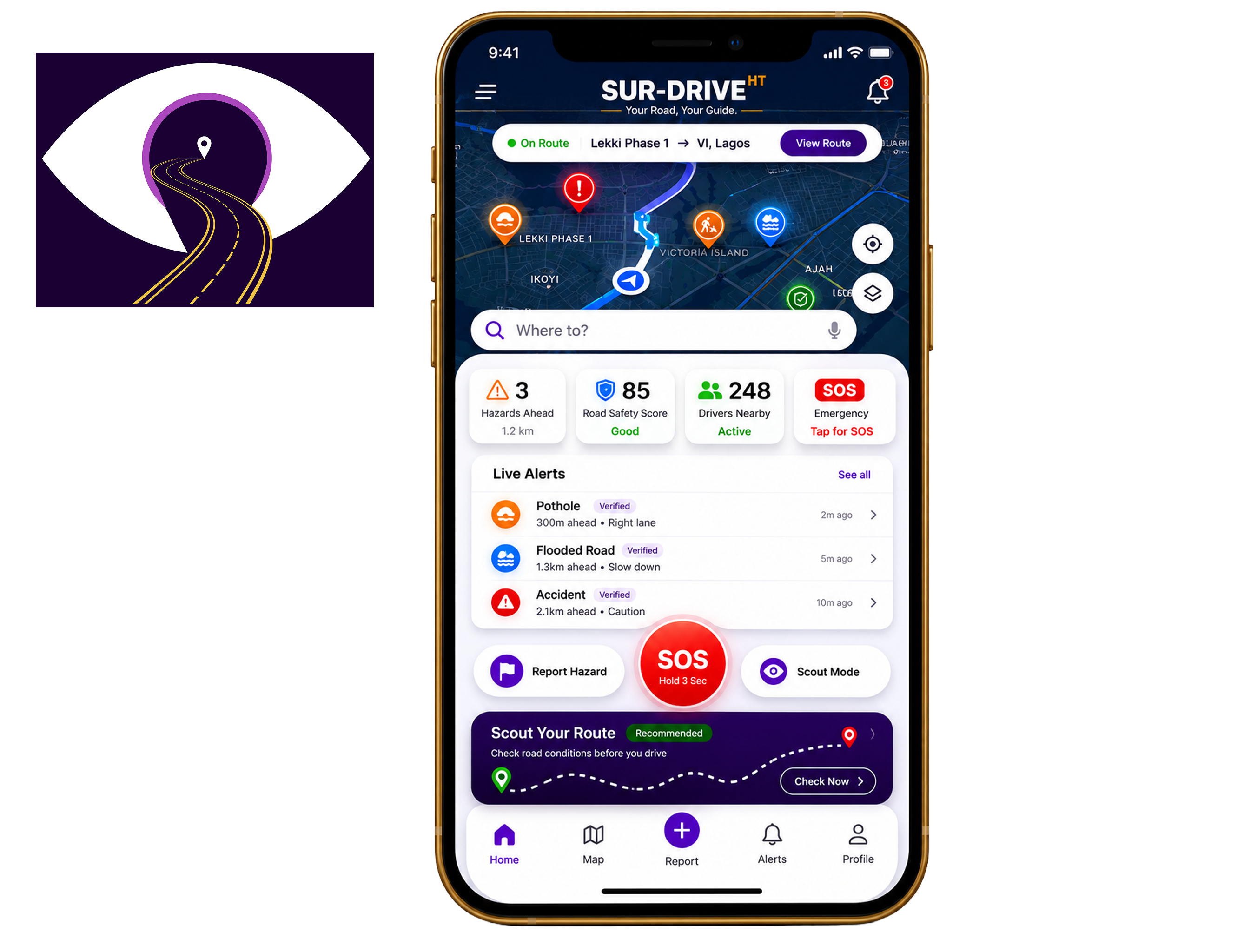 SurDrive mobility app